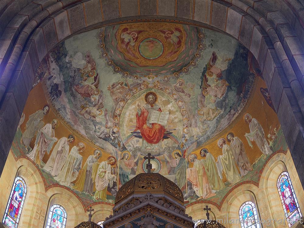 Milan (Italy) - Vault of the apse of the Basilica of the Corpus Domini